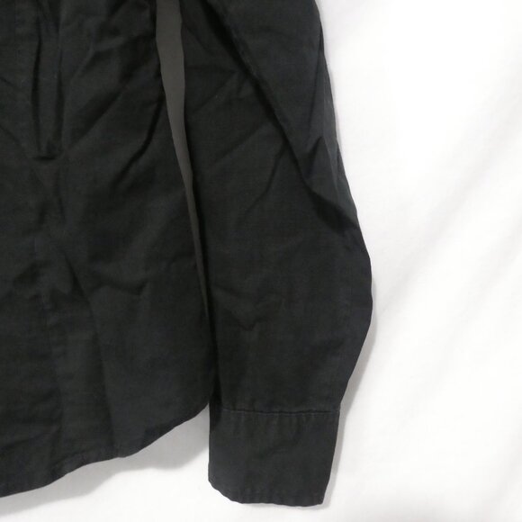 TOMMY JEANS | small | Black Cotton Casual / Dress Shirt | Made In Canada 🟥🍁🟥 - Picture 14 of 14